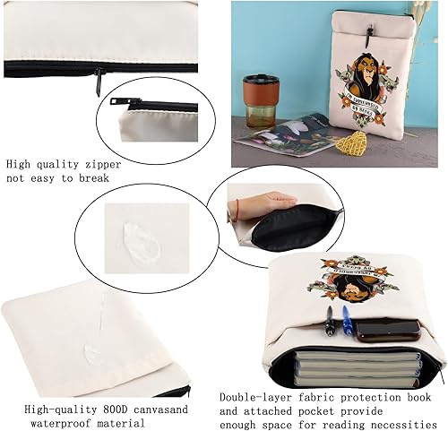 Miniatura 3 de Animal Kingdom - Funda para libro con texto en inglés "I'm Surrounded by Books" (rodeado de libros)