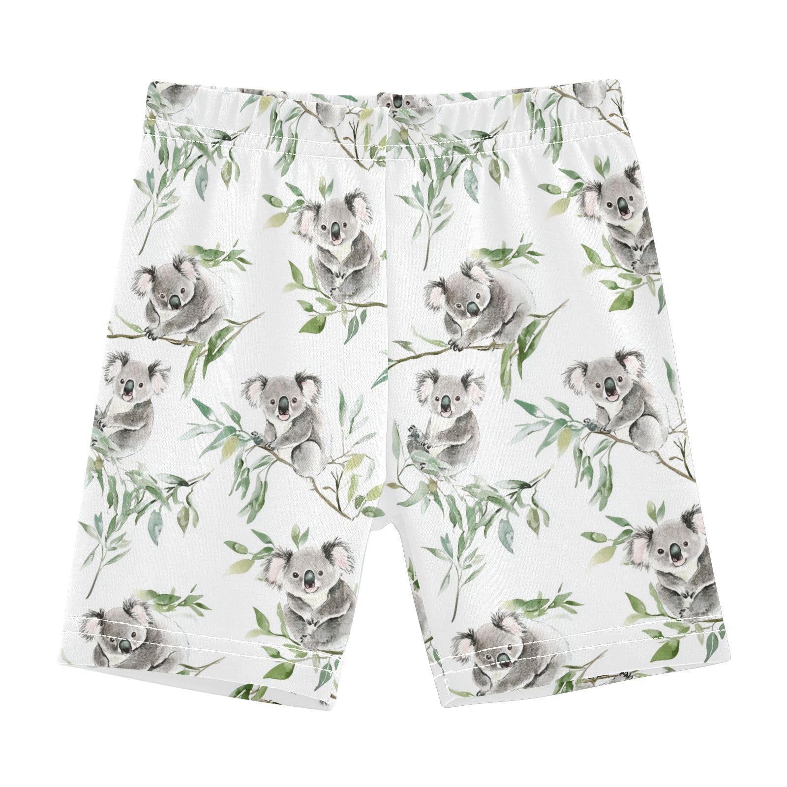 Big Girls Shorts Soft Cotton Compression Shorts Rash Guard for Performance 5T Beauty Koala