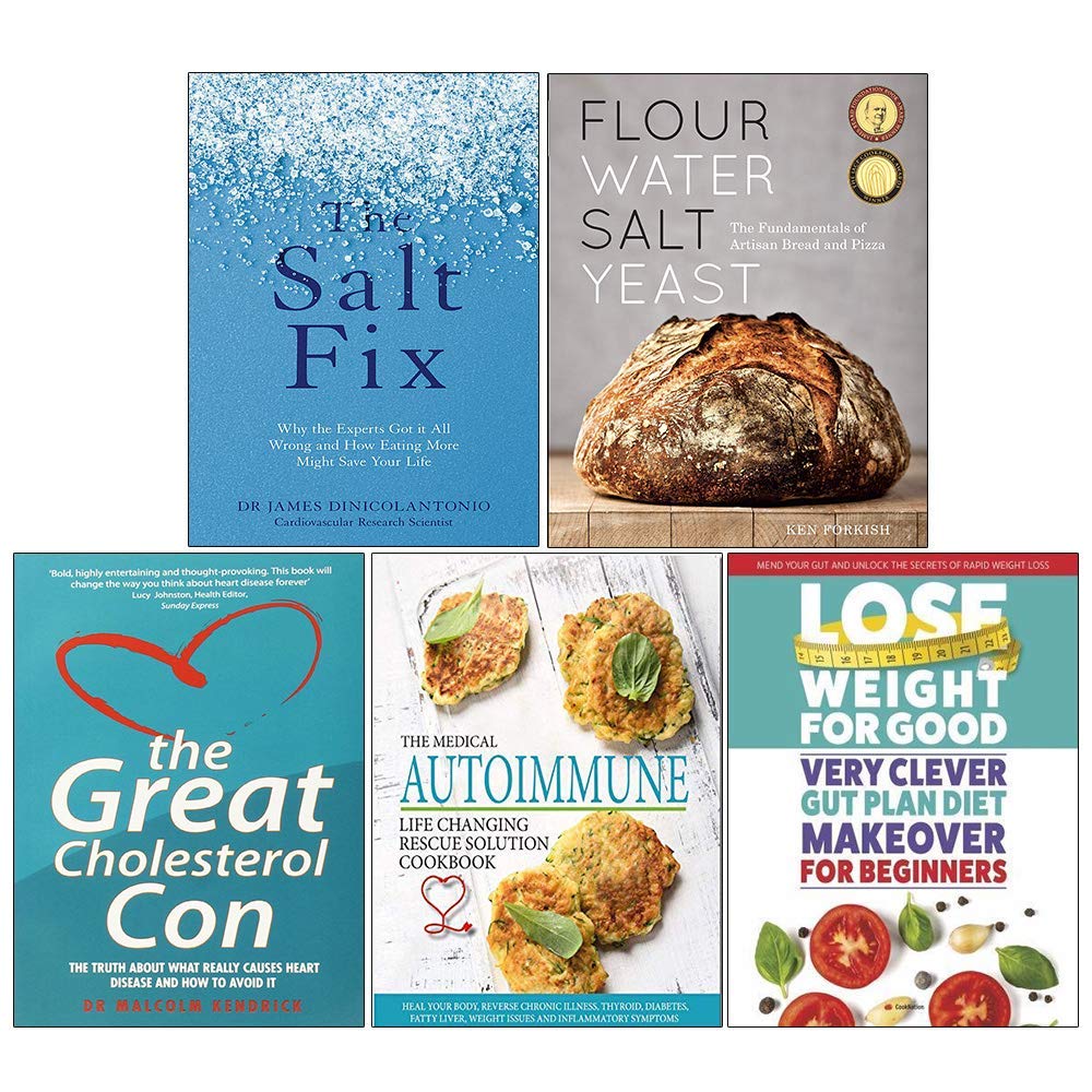 The Salt Fix, Flour Water Salt Yeast [Hardcover], Great Cholesterol Con