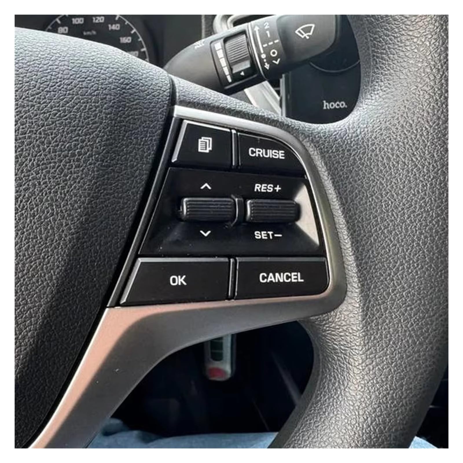 BotónControl Multifunción Volante Botón De Volante Interruptor Control Crucero Con Cable Para Hyundai Para Móvil Para Collar Para Solaris 1.6l 2016 2017 2018 2019