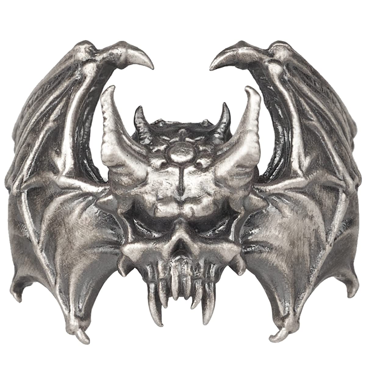 Starforged Night Lords Wings of Nostramo Konrad Curze 40K Warhammer Ring, Metall, kein Edelstein