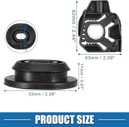 Miniatura 4 de Kit de montaje de soporte de radiador de coche 1J0806155E 1K0121367C para Volkswagen Jetta 1999-2005 Golf 1999-2006 Beetle 1998-2010 (juego de 4)