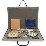 Lavievert 1500 Piece Jigsaw Puzzle Board with Padded Cover, Portable Case with 6 Sorting Trays & Detachable Board, Puzzle Caddy Storage Saver with Non-Slip Surface for Adults