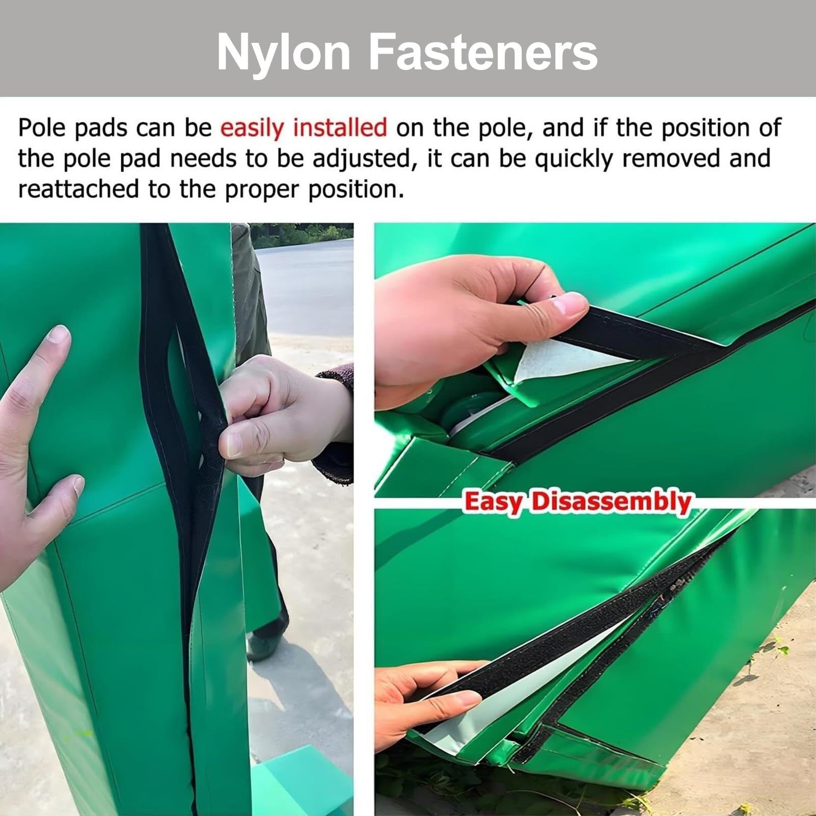 Funda Antigolpes para Poste, Protector Redondo, Almohadilla de Seguridad