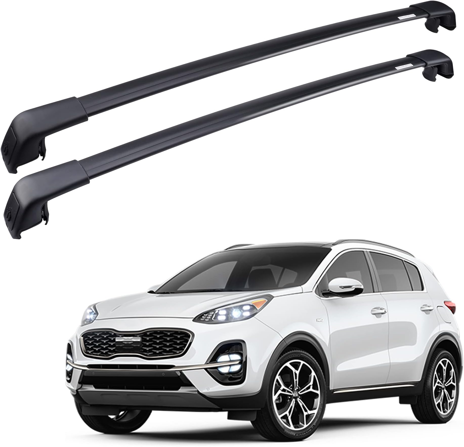 Roof Rack Cross Bars for 2016 2017 2018 2019 2020 Sportage,Car Cargo Roof Racks for Rooftop Cargo Luggage Kayak Bicycles Canoe