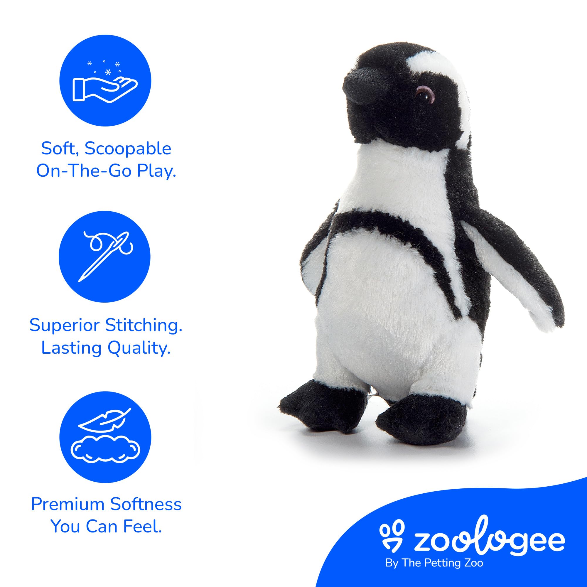 Amazon.com: The Petting Zoo African Blackfoot Penguin Stuffed