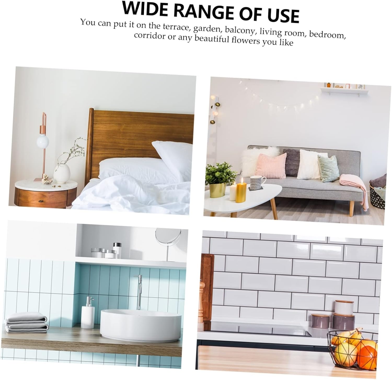 BESTYASH House Decor Kitchen Organizer Cotton Storage Basket Bin Handle for Nursery Boys and Girls Toys Food Storage