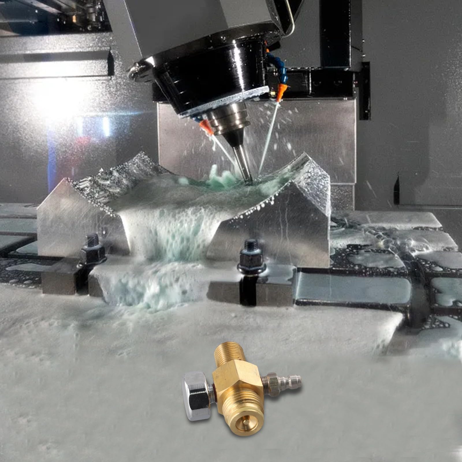 Valvola Ago Serbatoio per hpa Filetto 5/8-18UNF Valvola Ago(5/8 with regulator)
