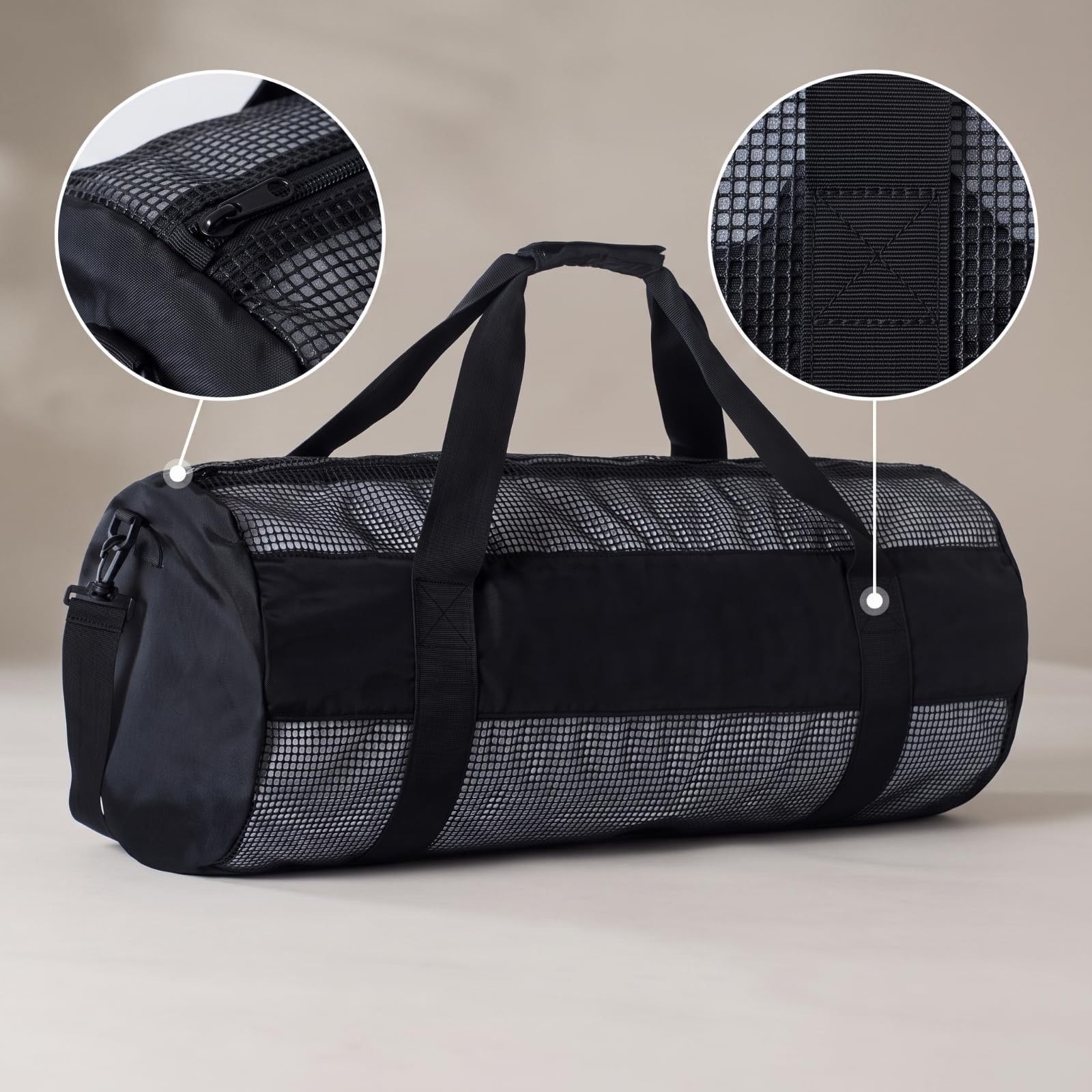 Amagogo Bolsa Malla para Buceo Transpirable Ventilada, Bolsa Buceo, Ajustable, Buceadores, Camuflaje
