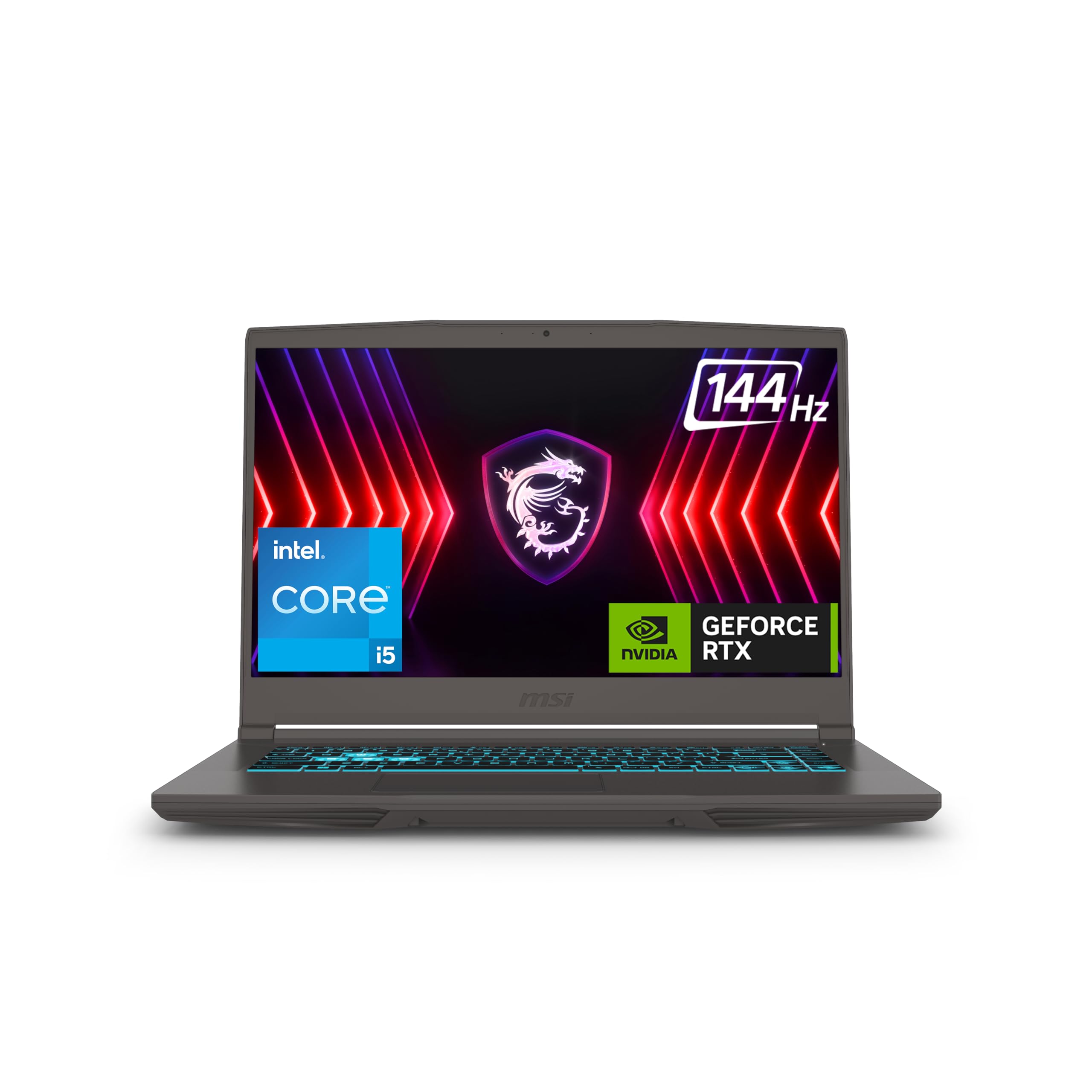 MSI Thin 15, Intel Core i5-13420H, 40CM FHD 144Hz Gaming Laptop(16GB/1TB NVMe SSD/Windows 11 Home/NVIDIA GeForce RTX 4050,GDDR6 6GB /Cosmos Gray/1.86Kg), B13VE-1802IN
