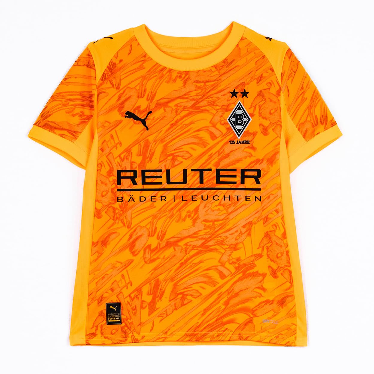 PUMA Offizielles Torwarttrikot „Heat Fire 25/26“ Junior | Borussia Mönchengladbach | Kurzarm, dryCELL, Gladbach Kindertrikot