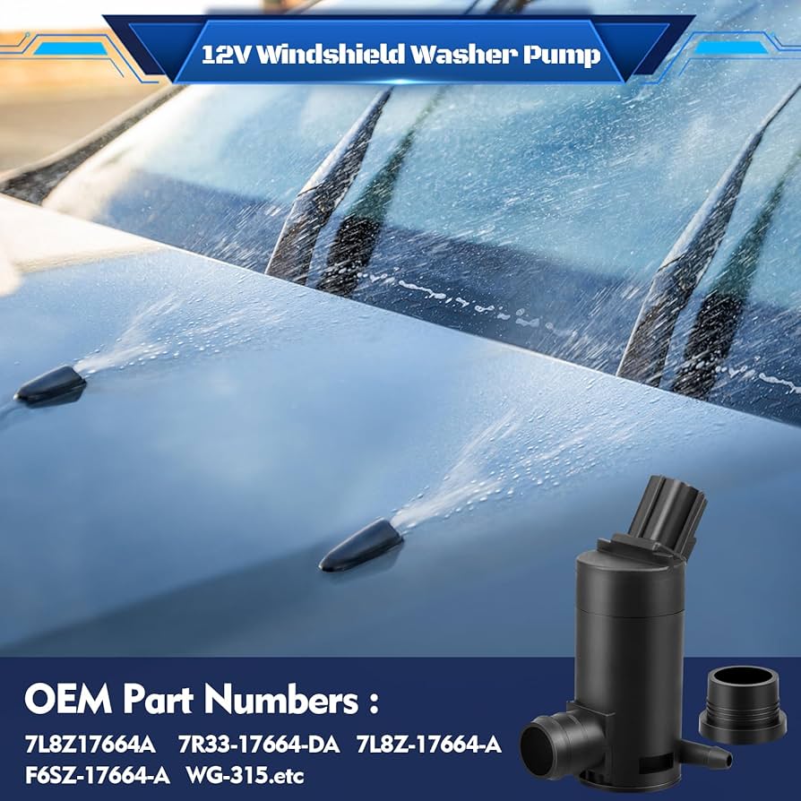 Amazon.com: HHCSOP Windshield Washer Motor Pump w/Grommet