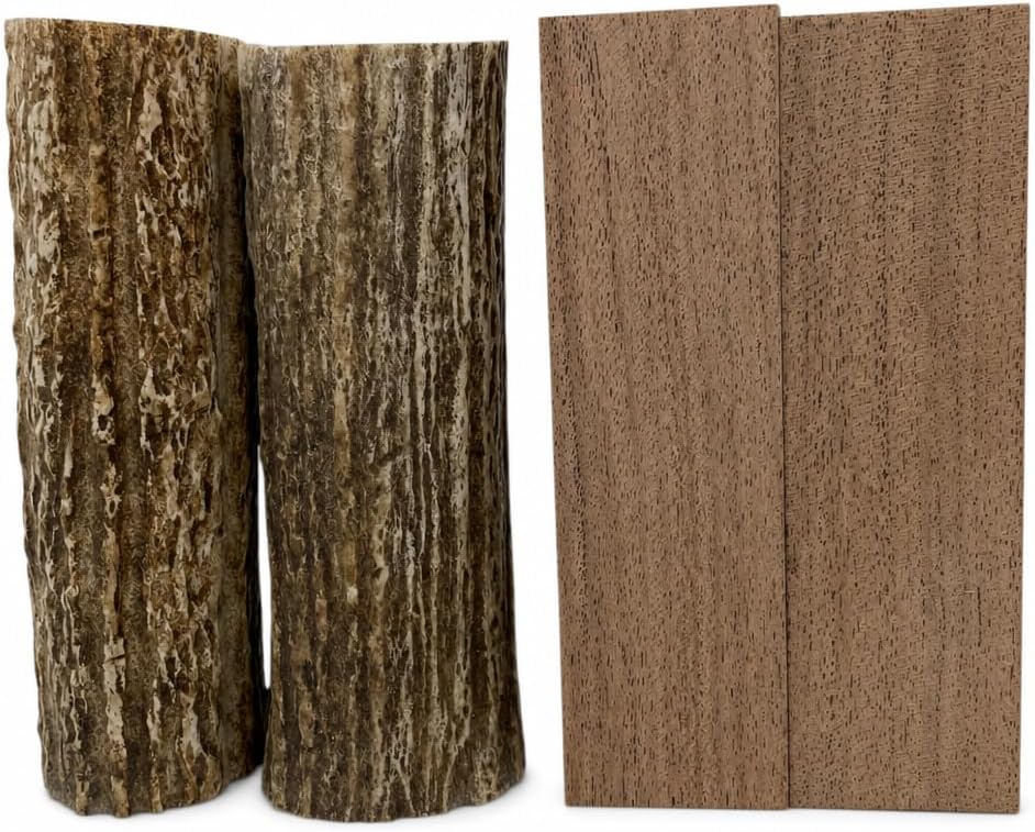 Texas Mesquite & Deer Antler Pen Turning Blanks Kit