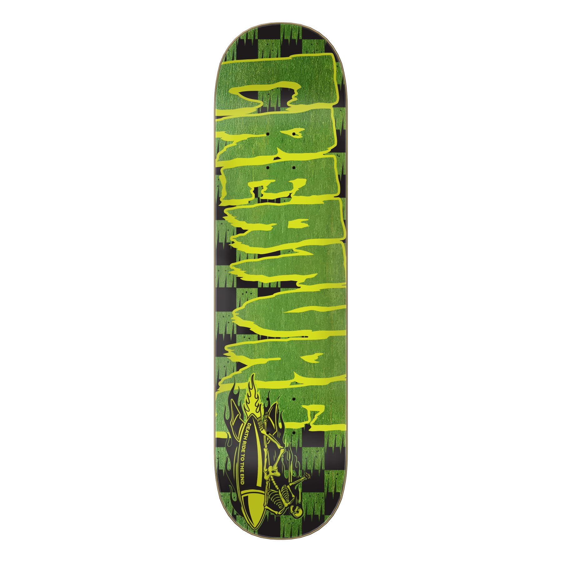 Creature Death Rider Stumps Planche de skateboard en bouleau 7 plis 20,32 x 80 cm