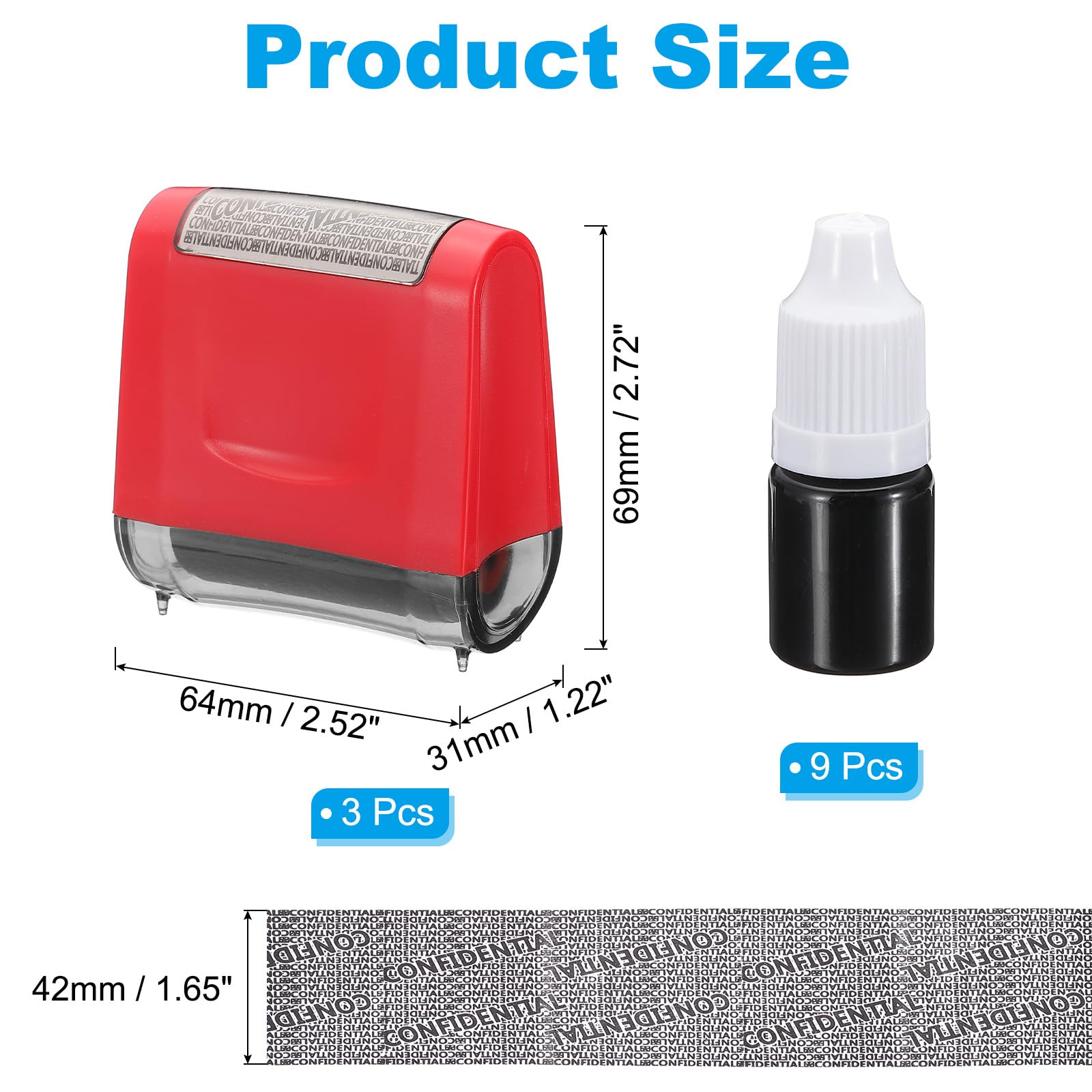 PATIKIL Identity Theft Protection Roller Stamp - Image 2