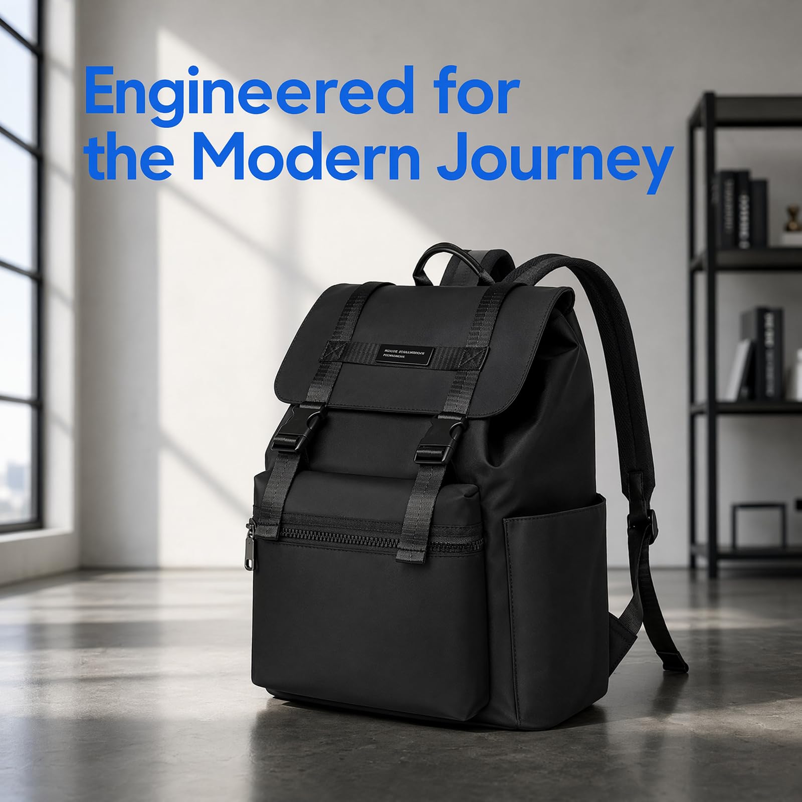 15-calowy wodoodporny nylonowy plecak na laptopa i torebka na komputer, 20-35L Urban Casual Daypack z pasami poduszkowymi powietrznymi