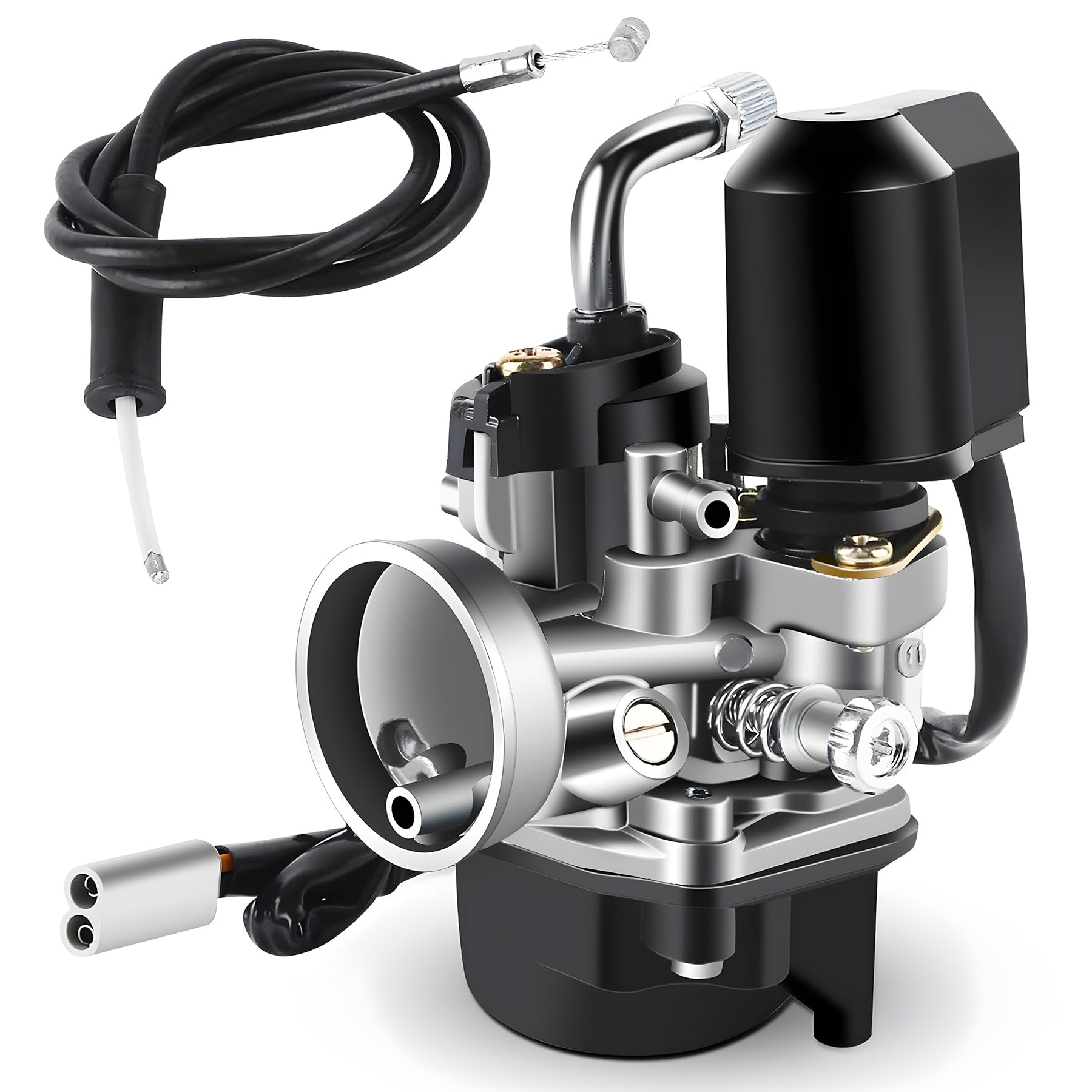 carburatore di ricambio da 17,5 mm, con passaggio da 17,5 mm, per la maggior parte degli scooter da 50 cc
