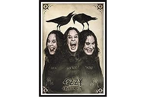 Ozzy Osbourne Three Faces Tapestry: Unveiling the Dark Prince in Fabric Form