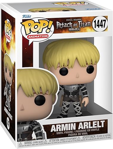 Funko Pop! Animación Attack on Titan - Armin Arlelt con Chase (los estilos pueden variar)