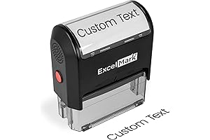 ExcelMark Customize Stamp, Self-Inking Double-Sided