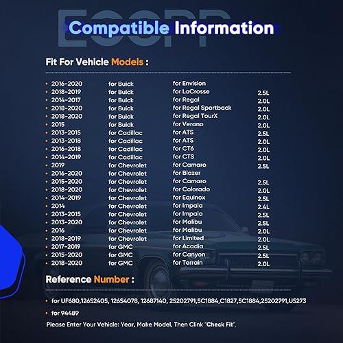 Vista 805 de ECCPP Bobinas de encendido portátiles de repuesto para automóvil compatibles con Infiniti I30/para Nissan Maxima 3.0L V6 2000-2001 Reemplazo