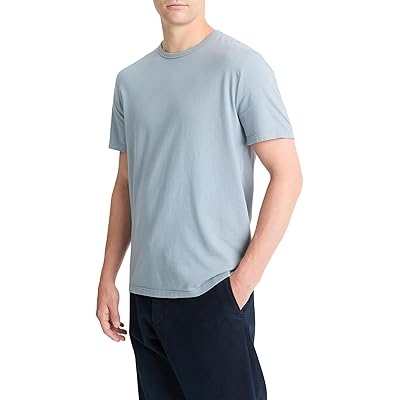 Vince Garment Dye Short Sleeve Crew Men