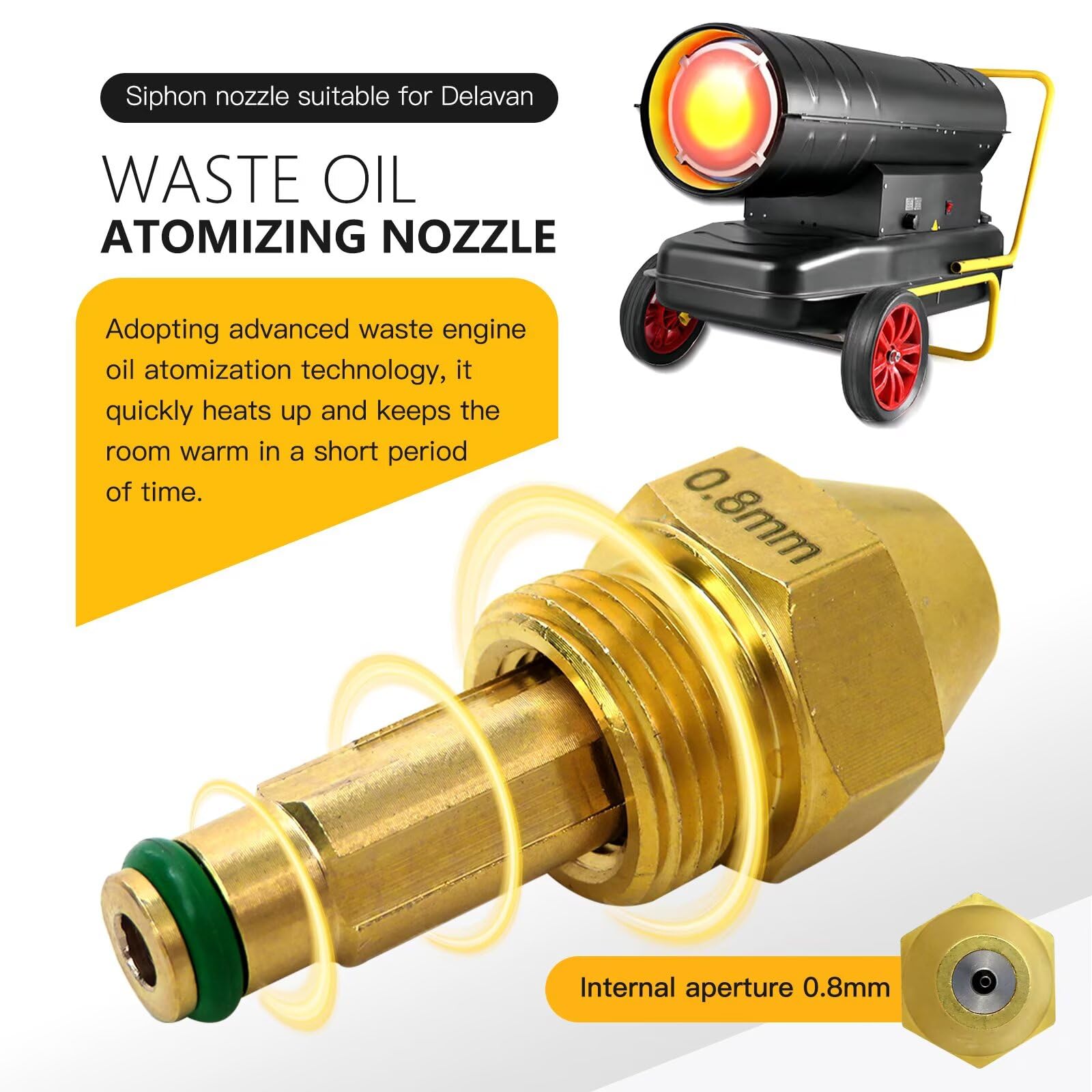 Amazon.com: New Replacement Fit for Delavan Air Siphon Nozzle