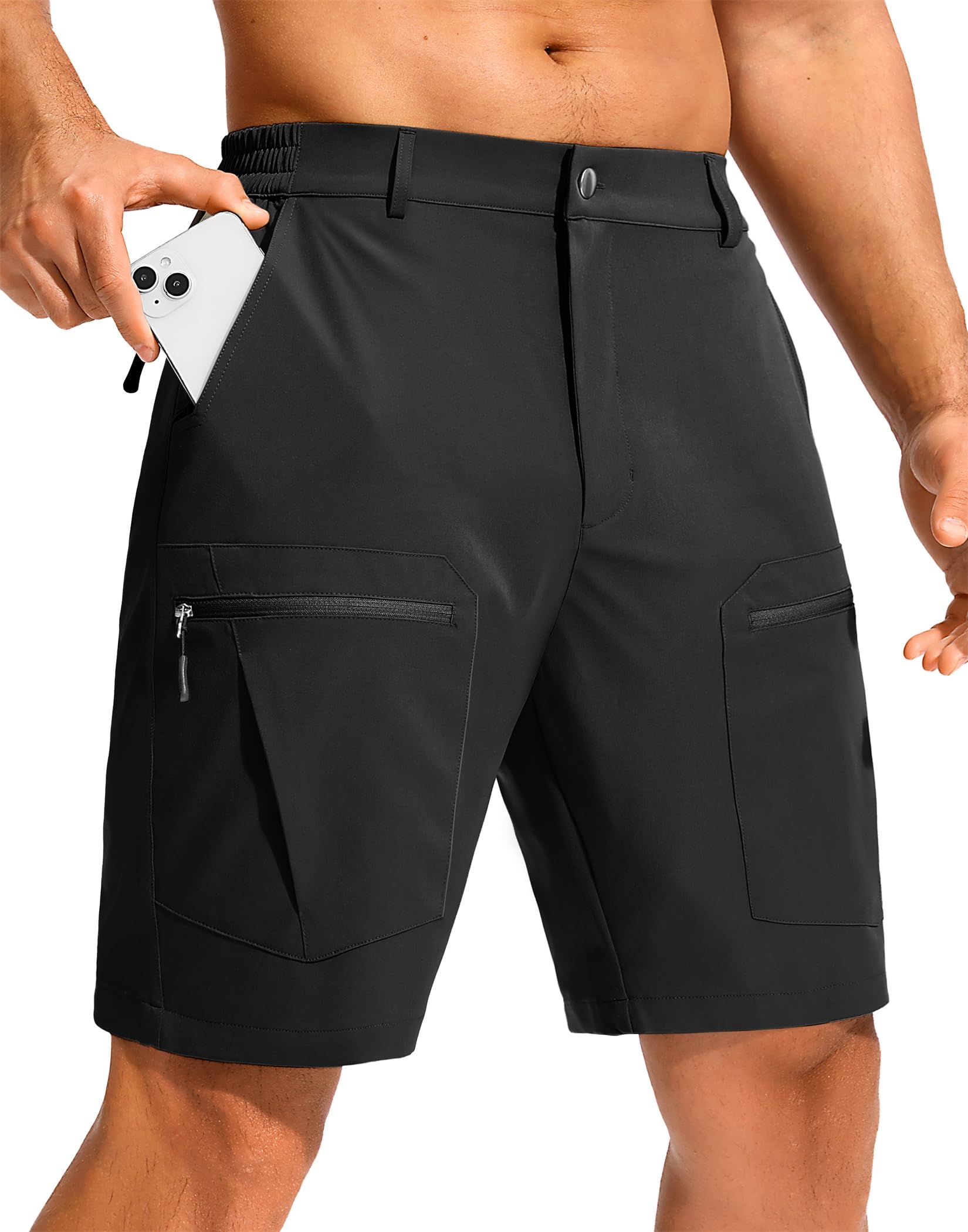 G Gradual Mens Hiking Cargo Shorts Lightweight Outdoor Short with 5 Pockets