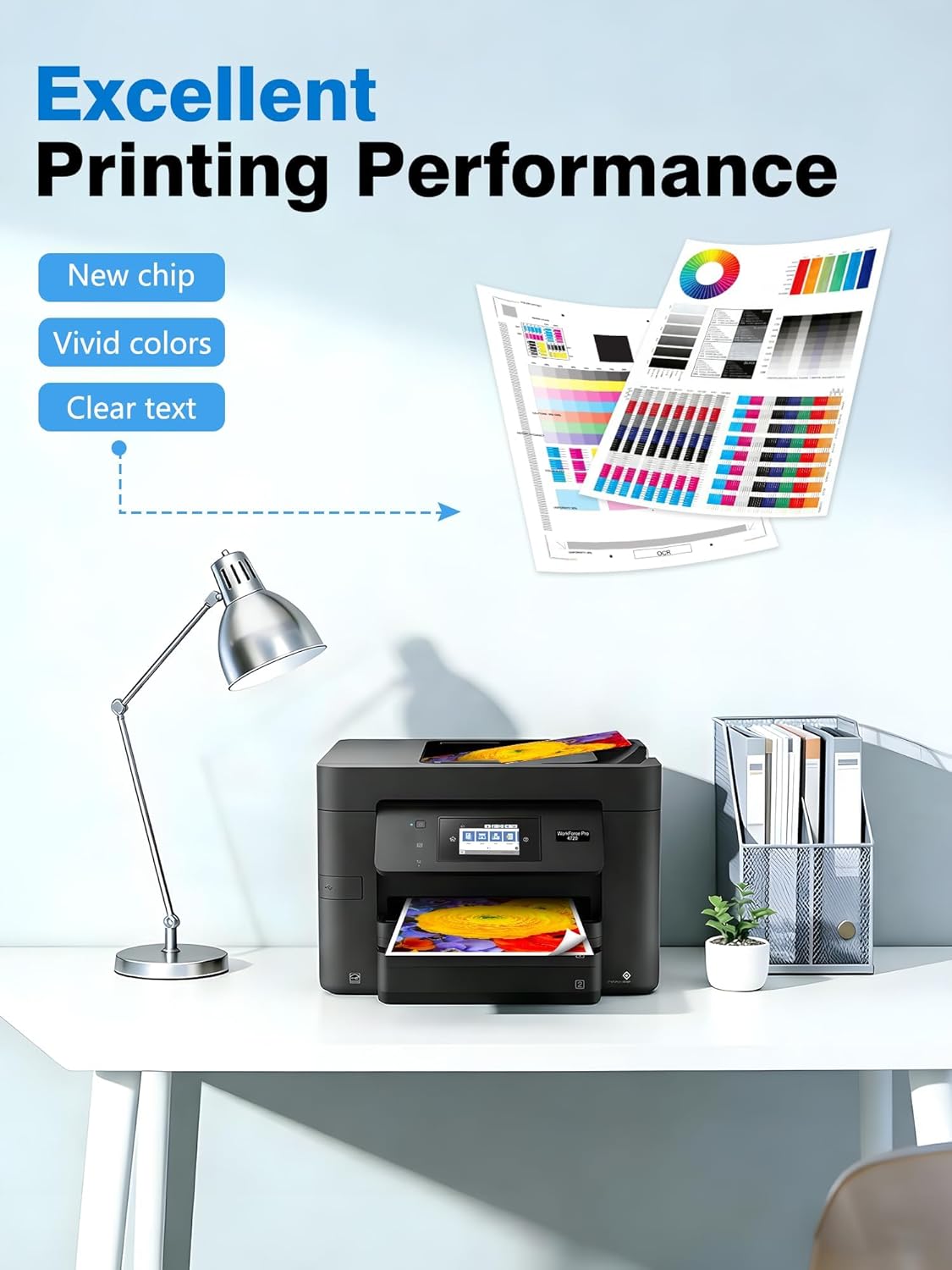 Weemay Remanufactured Ink Cartridges Replacement for Epson 802XL Ink Cartridges Combo Pack Works with Workforce Pro WF-4734 WF-4720 WF-4730 WF-4740 EC-4020 (1 Black, 1 Cyan, 1 Mangenta, 1 Yellow)