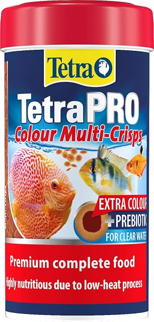 Tetra Pro Colour Multi-Crisps - Premium fish food with colour concentrate for brightly colourful Fish, 250ml