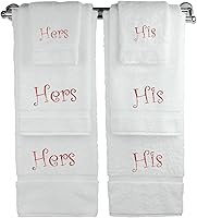 Vista 15 de BC BARE COTTON Juego de toallas de lujo de seis piezas para novia y novio de hotel y spa