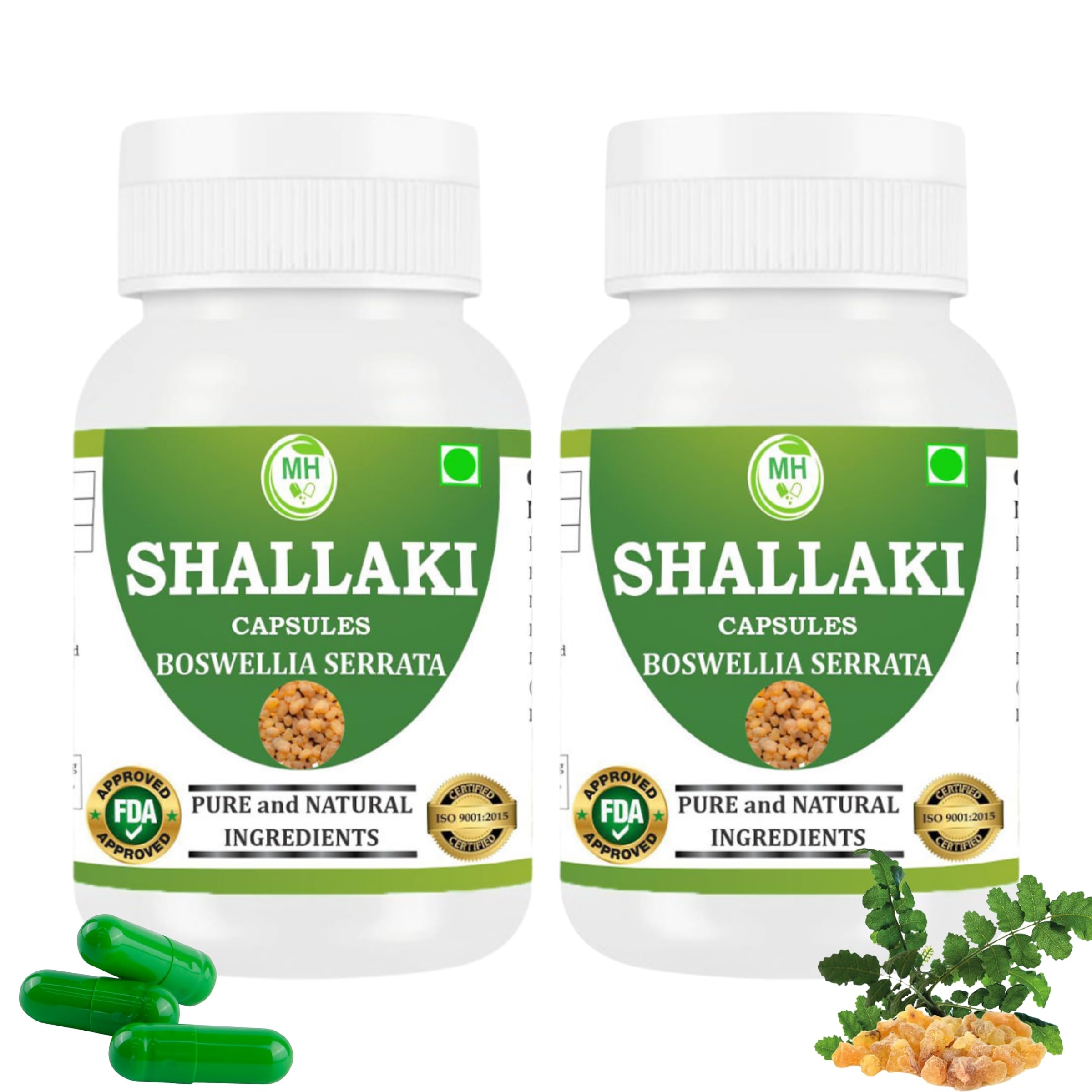 SHALLAKI Capsules – 60 Veg Capsules | Pure Boswellia Serrata Extract | Natural Ayurvedic Supplement for Joint & Mobility Wellness (pack of 1) — Amazon image 5