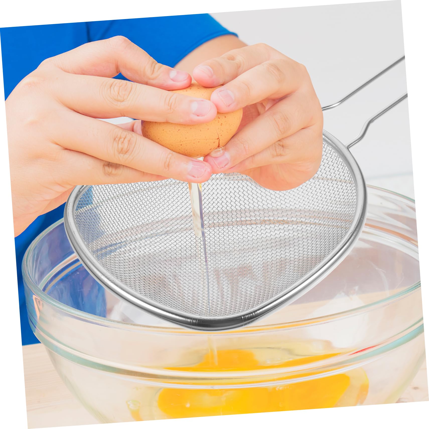 Colador de Malla Fina de Acero Inoxidable: una Herramienta de Cocina versátil para Colar, tamizar y filtrar