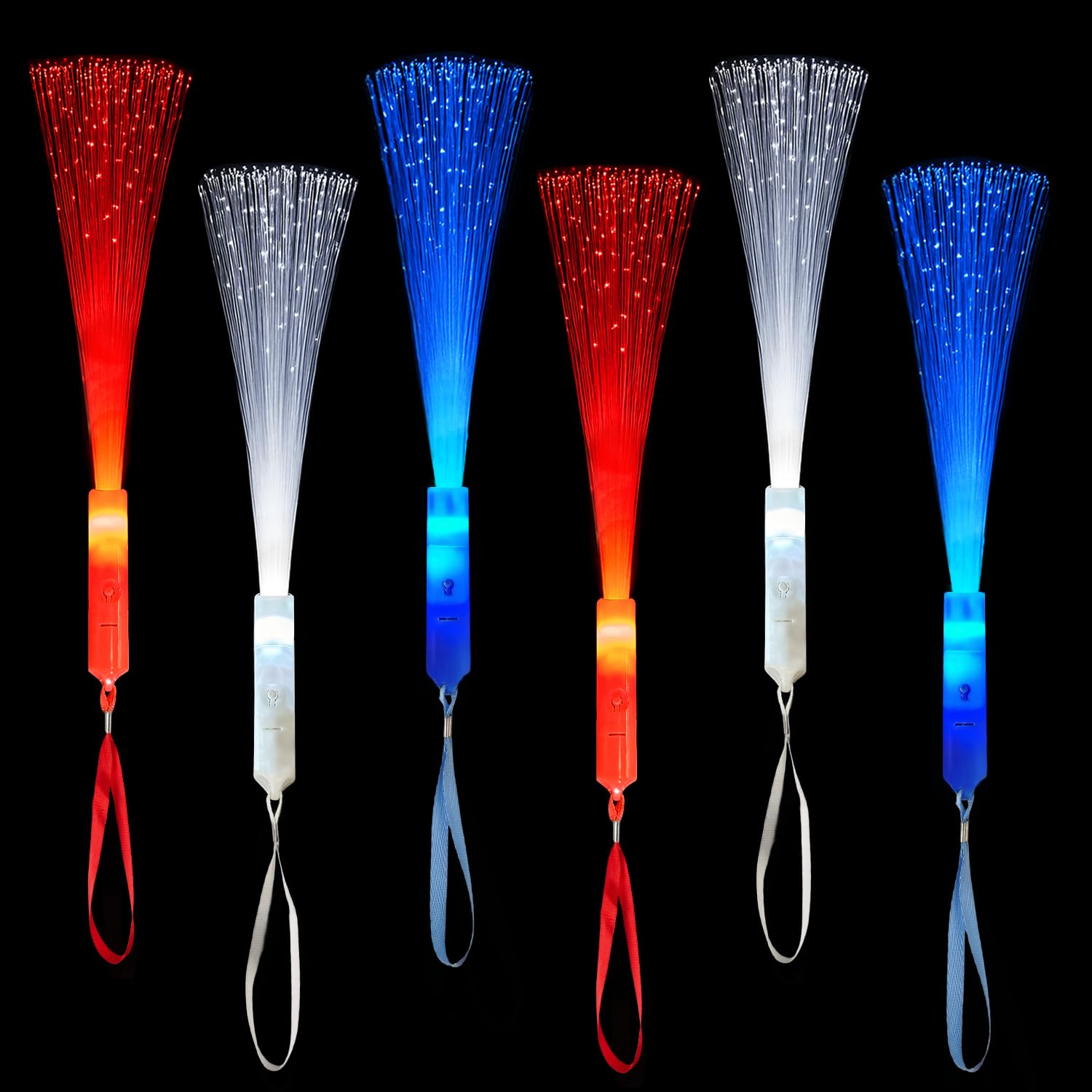 4th of July Party Favors for Kids That Will Make Your Celebration Pop 2 Wondrus Light-Up Fiber Optic Wands