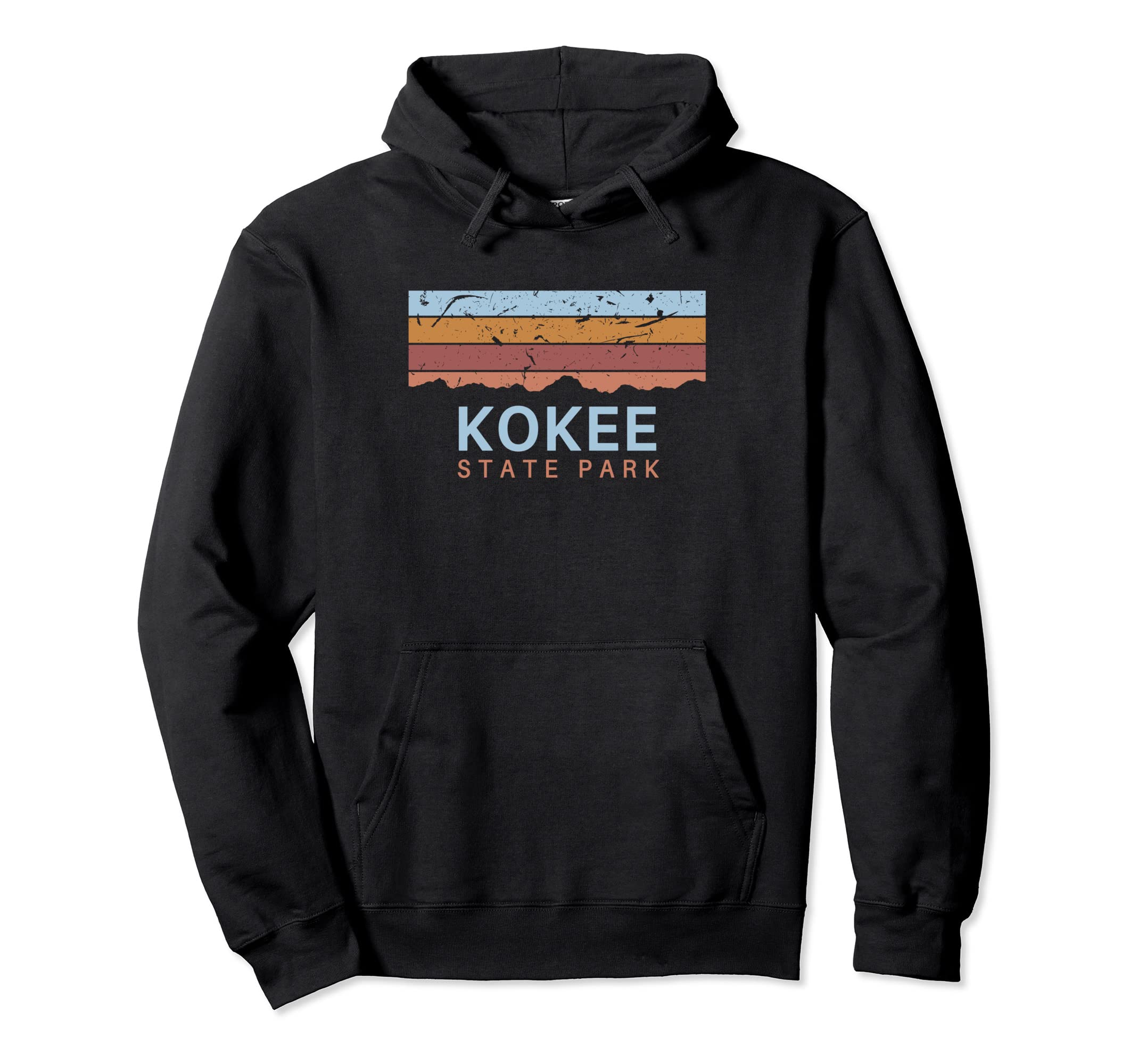 Kokee State Park Hawaii Retro Cool Pullover Hoodie
