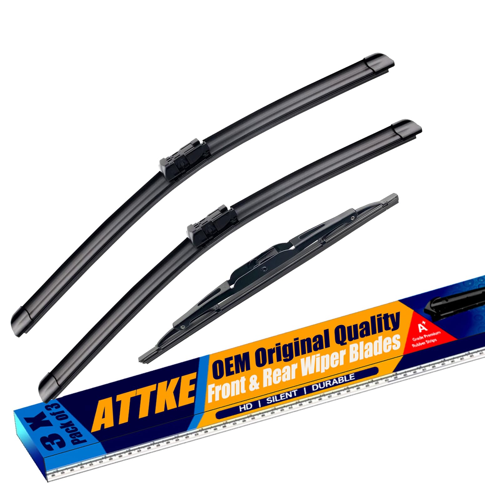 ATTKE 24+17+13 Wiper Blades for Equinox 2010-2017