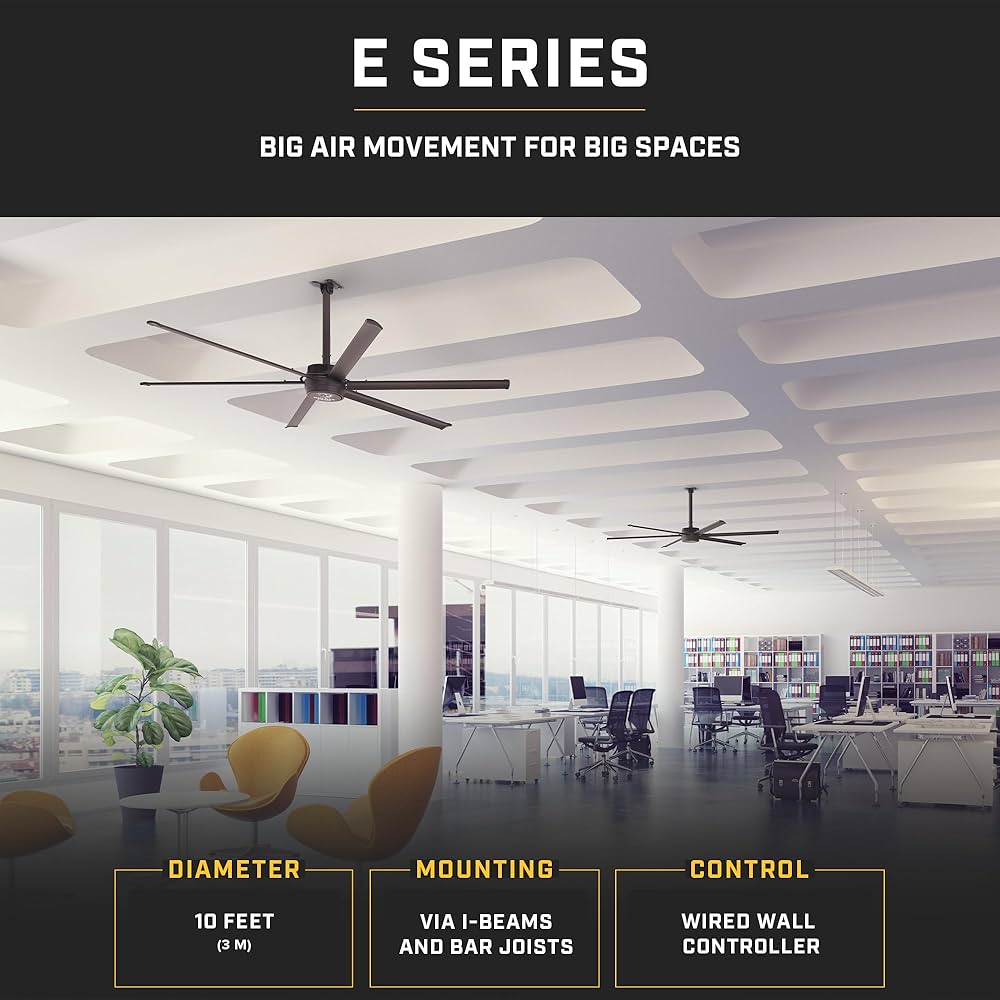 コブクロ Fan's made best Amazon.com: Big Ass Fans E Series 10 ft Industrial 6 Blade