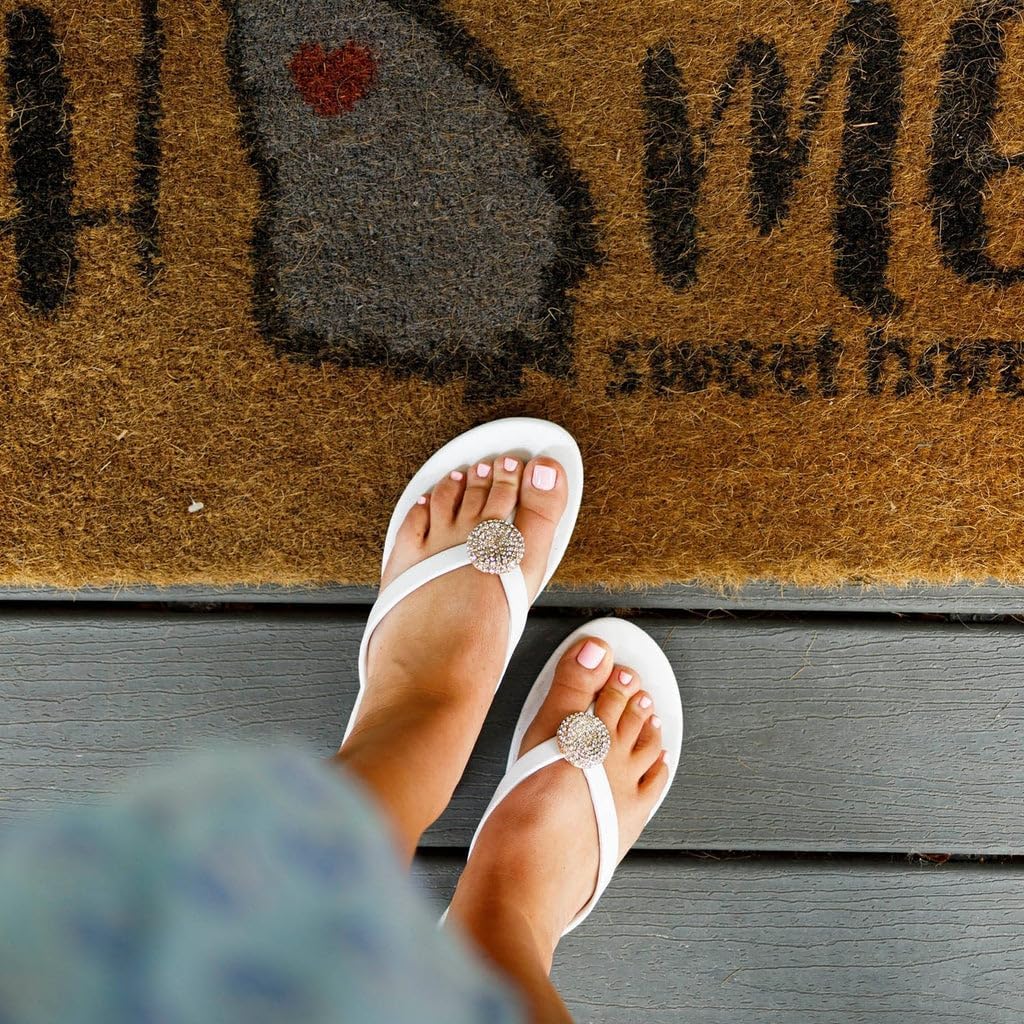 Licorice Lucky Flip Flops - Size 7 by Oka-B - Image 3