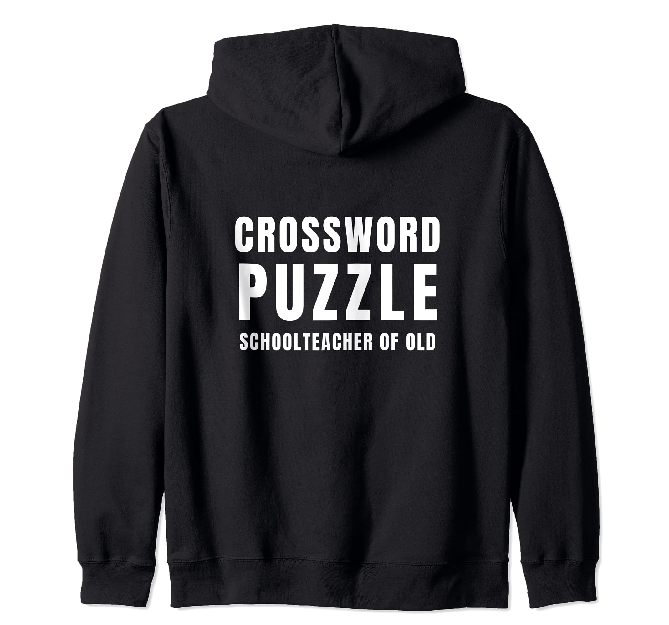 Crossword Puzzle Master Funny Clue Zip Hoodie