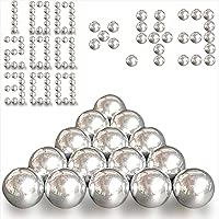 .43 Caliber Aluminum Balls for Self Defense and Target Practice, 1.8 Grams Solid Hard 43 Caliber Balls Fit for Yard Outside Practice and Play