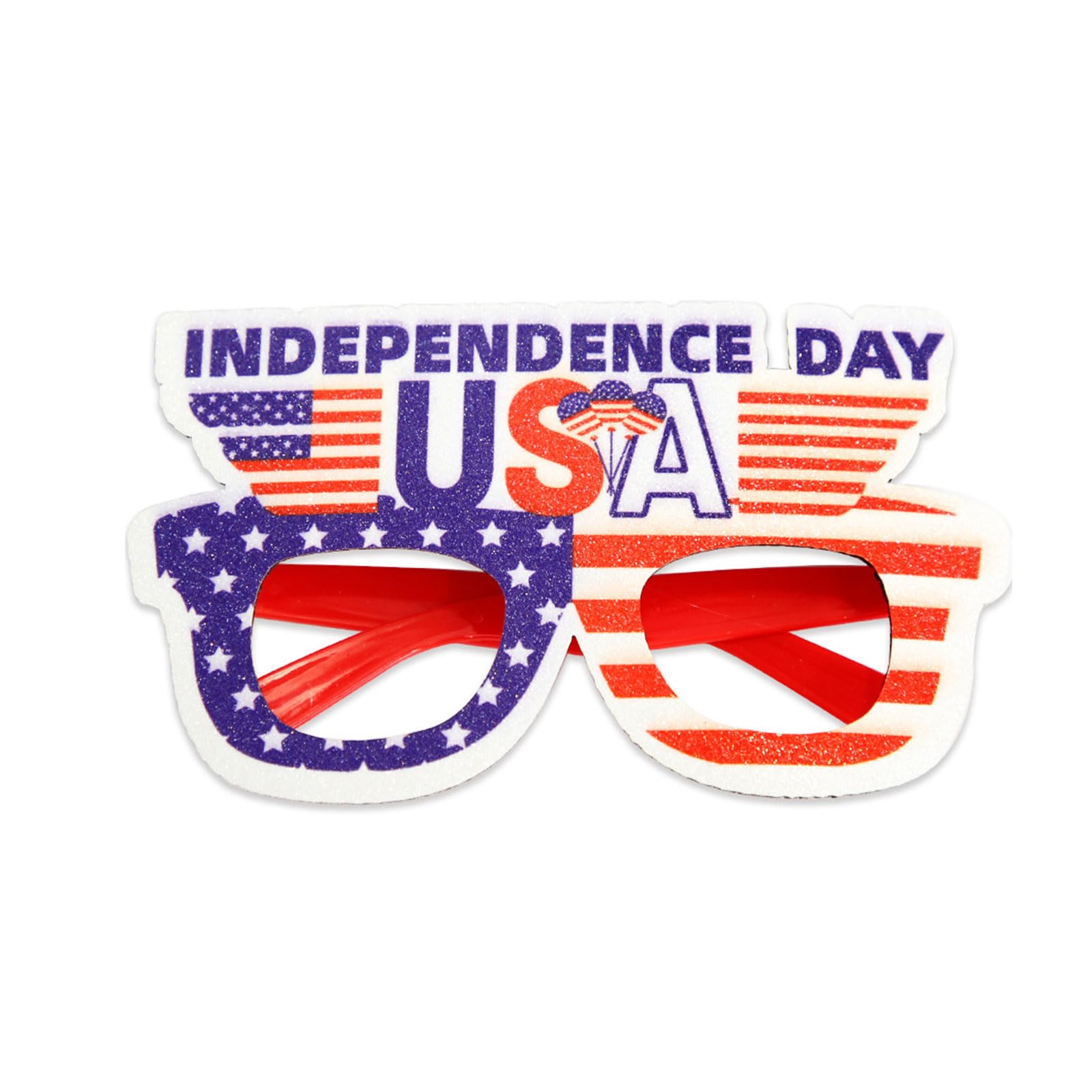Xinsheinelry Patriotics Day Glasses Eyewears for Celebrate Independence Day Party Enthusiasts Decors for Patriotics Celebration Party