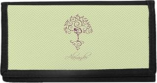Yoga Tree Canvas Checkbook Cover (Personalized)