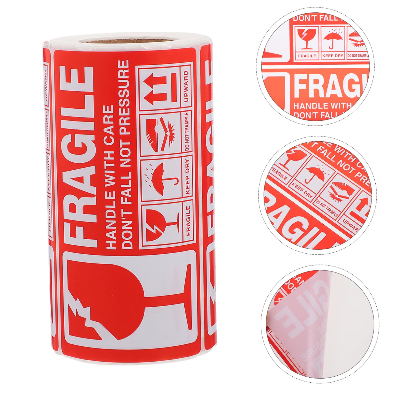 DOITOOL 2 Etichette Fragili Adesive Resistenti Impermeabili per Spedizioni per Pacchi Fragili Confezione