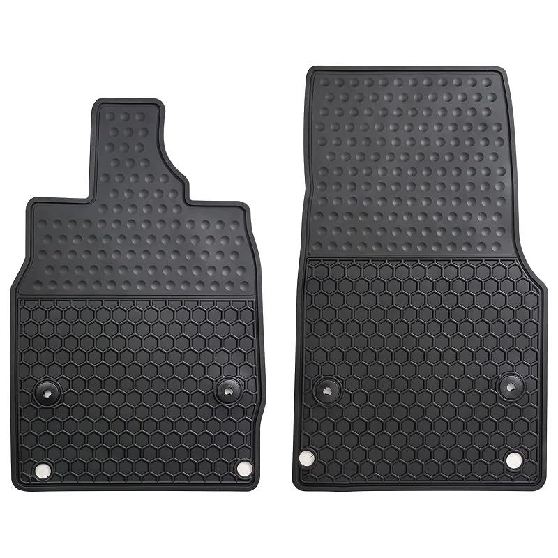Tapete Automotivo de Borracha para Corvette C8 2020 a 2026 Matericuo Preto Integral