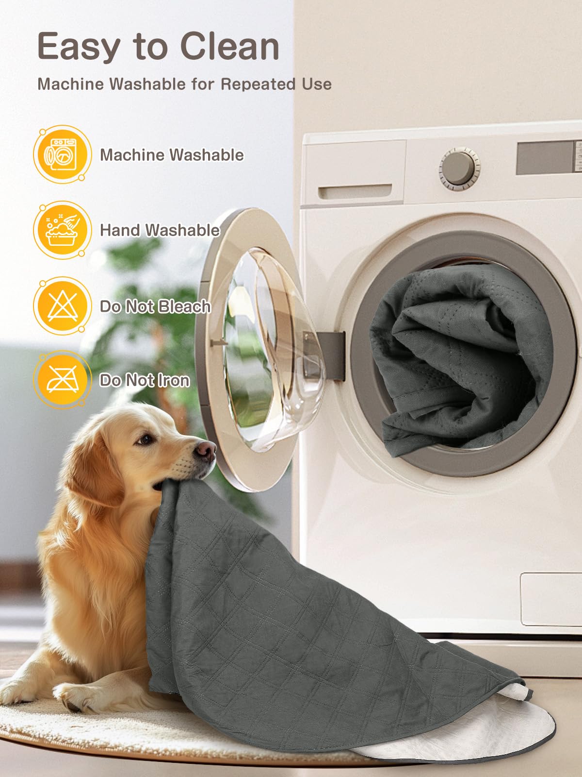 Manta impermeable para perro, funda de cama suave para mascotas, tapete antideslizante, protector de muebles, lavable, a prueba de arañazos, resistente al pelo de mascotas, para cachorros