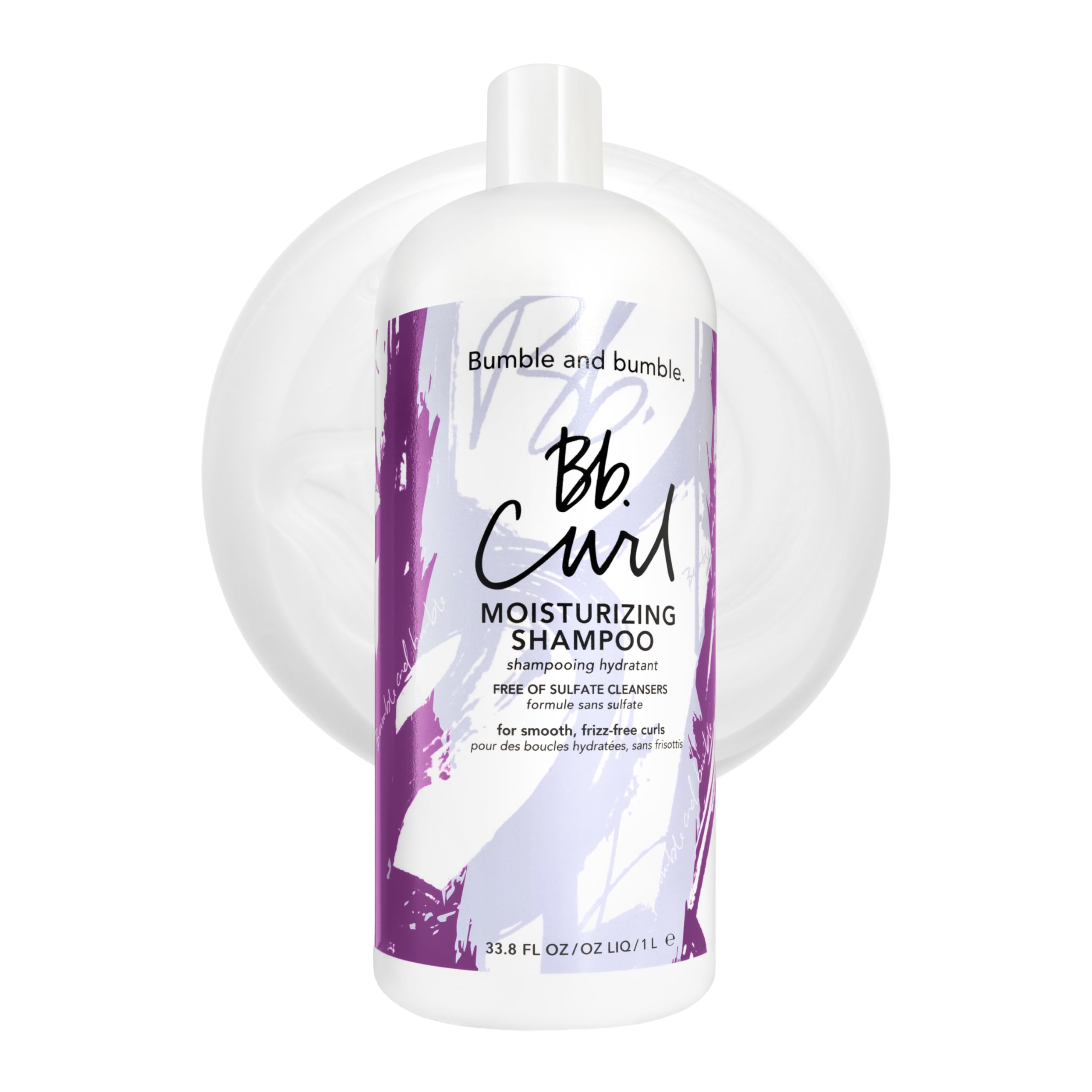 Photo 1 of Bumble and bumble. Curl Moisturizing Shampoo | Gently Cleanses Coils, Curls, Waves | Anti Frizz | Sulfate Cleanser Free | With Jojoba, Avocado + Coconut Oil | Pump Sold Separately, 33.8 Fl Oz