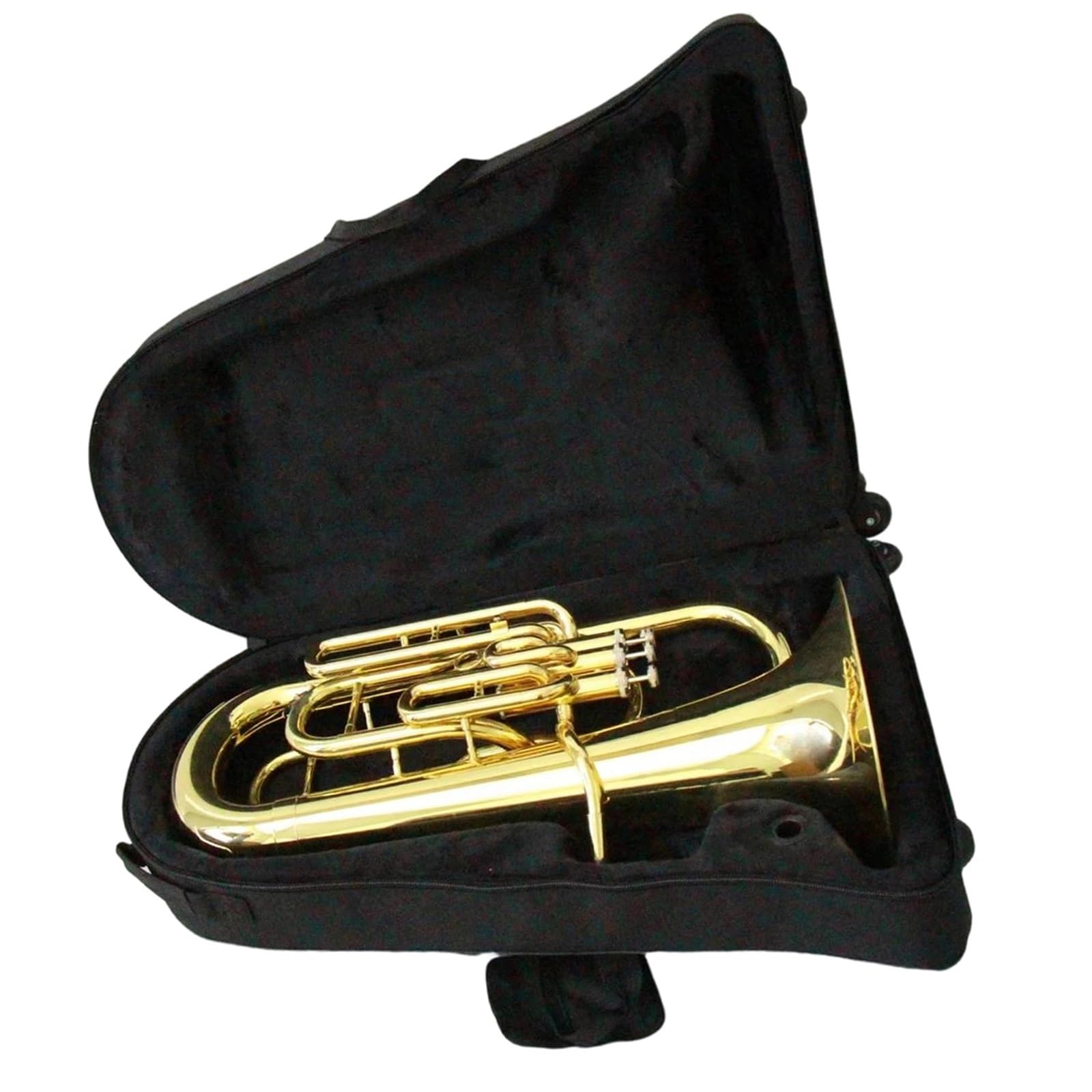 Eufonium Mosiądzu Euphonium Gold Lakierowane 4 Zawory Mosiężne Instrumenty Muzyczne Aldult Profesjonalne Wykonanie