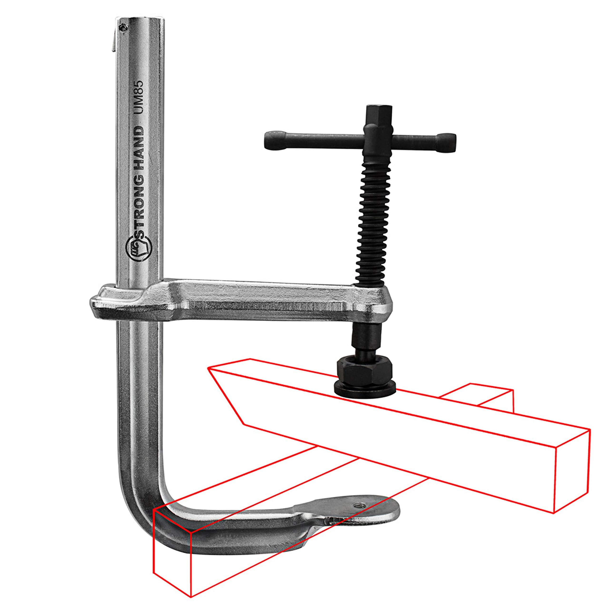 Morsetto A Barra Strong Hand Tools UM85, Capacità 8-1/2", Pressione 2400 Libbre, Gola 5-1/2"