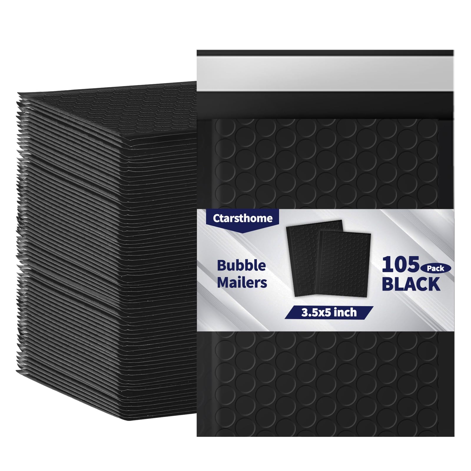 105 Pack Bubble Mailers 3.5x5inch Padded Envelopes Thin Mailing Envelopes Waterproof Bubble Opaque Padded Mailers Self Seal Adhesive Shipping Bags for