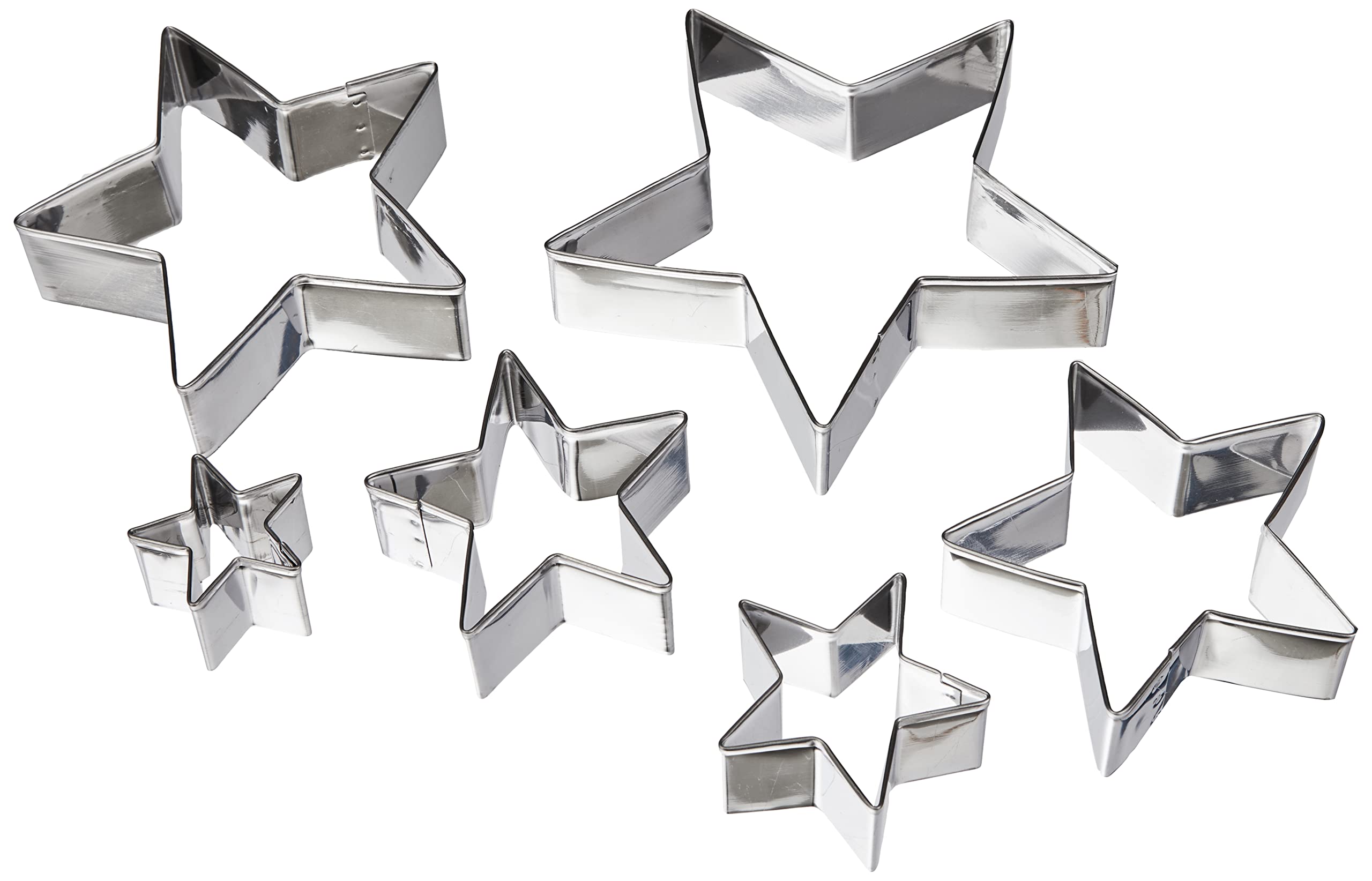 ScrapCooking 2018 Etoiles - Set di 6 formine in Acciaio Inox